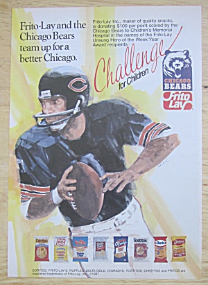 1988 Frito Lay With Chicago Bears