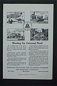 1917 American Telephone & Telegraph Co W/communication