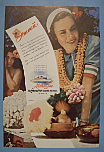 Vintage Ad: 1942 Matson Line To Hawaii