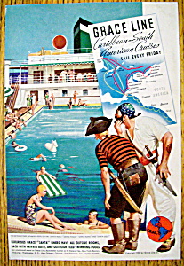 Vintage Ad: 1939 Grace Line Cruises