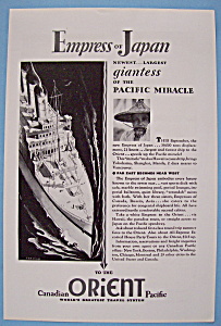 Vintage Ad: 1930 Canadian Orient Pacific
