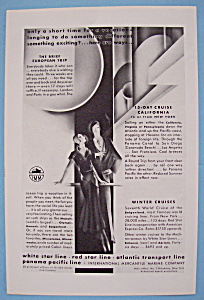 Vintage Ad: 1930 White Star Line