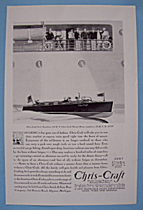 1930 Chris Craft With 26 Foot Runabout