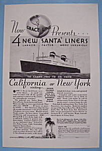Vintage Ad: 1932 Grace Line