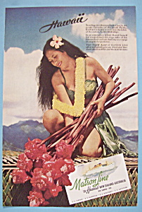 Vintage Ad: 1941 Matson Line To Hawaii
