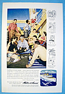 Vintage Ad: 1951 Matson To Hawaii