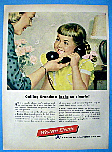 Vintage Ad: 1949 Western Electric