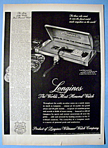Vintage Ad: 1948 Longines Watch