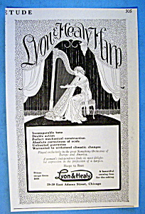 Vintage Ad: 1916 Lyon & Healy Harp