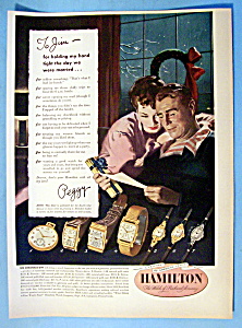 Vintage Ad: 1949 Hamilton Watch