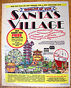 Vintage Ad: 1976 Santa's Village Amusement Park