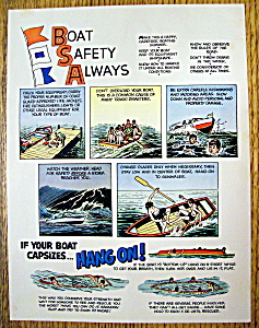 Vintage Ad: 1968 Boat Safety Always