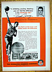 1955 Seamless 580 Basketball With Bob Cousy