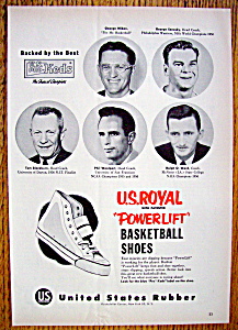 Vintage Ad: 1955 Powerlift Basketball Shoes