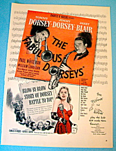 Vintage Ad: 1947 The Fabulous Dorseys