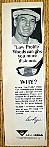 Vintage Ad: 1966 Low Profile Woods With Ben Hogan