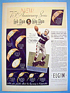 Vintage Ad: 1939 Elgin Watches W/ Earl Brown