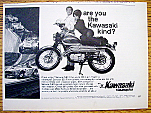 Vintage Ad: 1967 Kawasaki 250cc Samurai Motorcycle