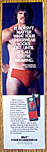 Vintage Ad:1982 Brut Fashion Underwear W/mark Gastineau