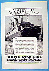 Vintage Ad: 1925 White Star Line