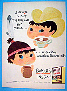 Vintage Ad: 1956 Baker's Instant Mix