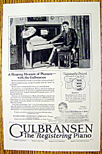 1923 Gulbransen Registering Piano