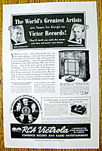 1939 Rca Victrola With Stokowski & Koussevitzky