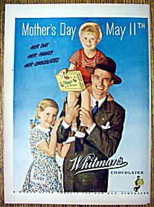 1947 Whitman's Chocolates For Mother's Day