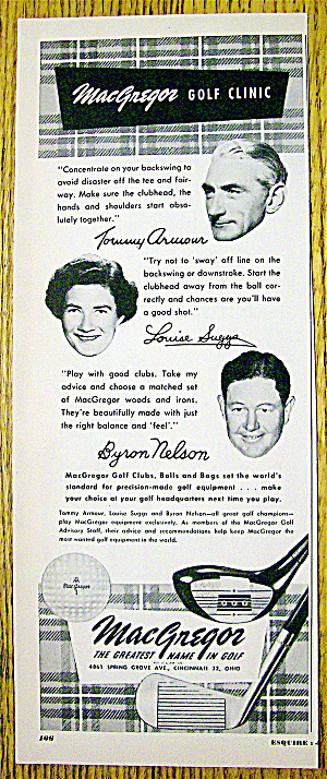1952 Macgregor Golf Clinic With Nelson, Suggs & Armour