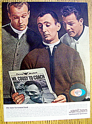 1963 Jantzen W/frank Gifford, Bob Cousy & Paul Hornung