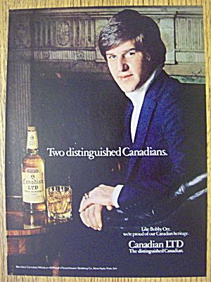 1979 Canadian Ltd Whiskey With Bobby Orr