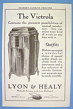 1913 Lyon & Healy With Victrola