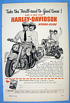 1950 Harley Davidson Hydra Glide With 2 Couples