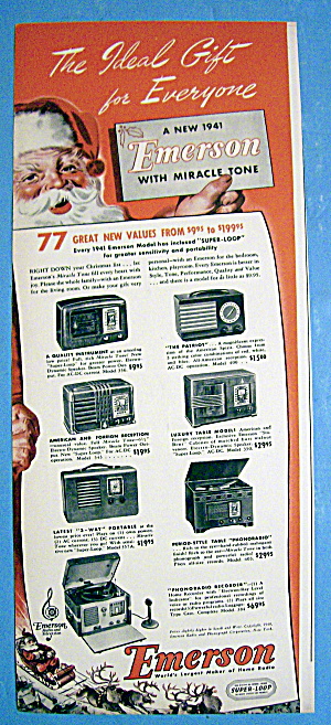 1940 Emerson Radios With Patriot And More
