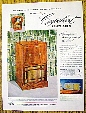 1951 Capehart Television With Capehart Charlestown