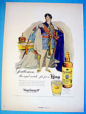 1955 King George Whiskey With King George