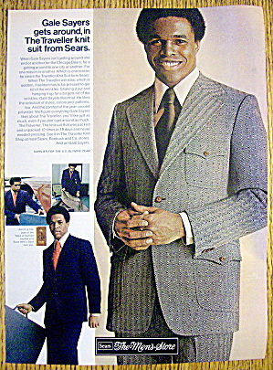 1971 Sears Suit With Football's Gale Sayers
