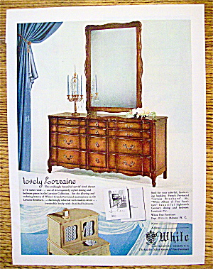 1954 White Furniture With Lovely Lorraine