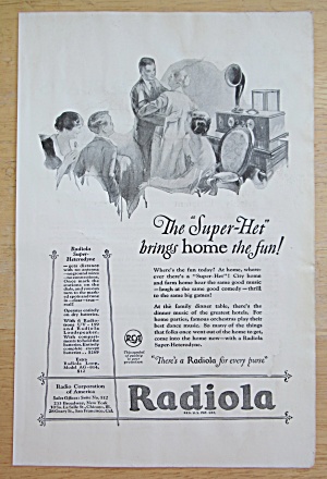 1925 Radiola With The Super Het
