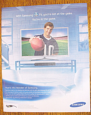 2010 Samsung With New York Giants' Eli Manning