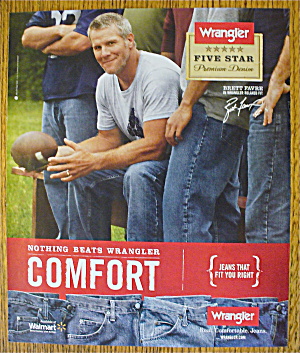 2010 Wrangler Jeans With Football's Brett Favre