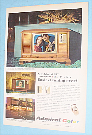 1966 Admiral Color With Rectangular Television