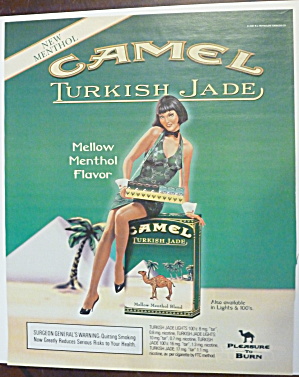 2001 Camel Cigarettes With Lovely Woman
