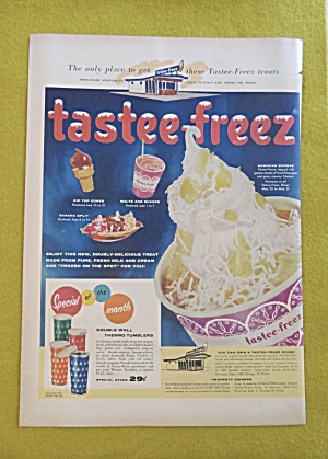1956 Tastee-freez With With Hawaiian Sundae