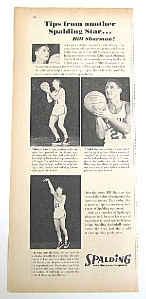 1961 Vintage Spalding Basketball Tips