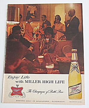 1963 Miller High Life Beer With Party
