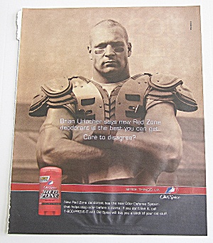 2003 Old Spice Red Zone Deodorant With Brian Urlacher