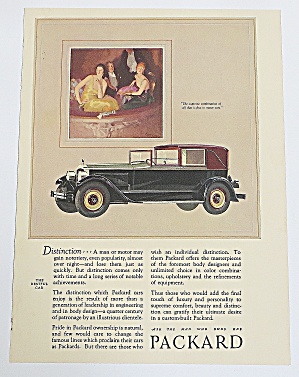 1926 Packard Automobile With The Restful Car