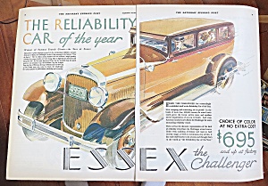 1929 Essex Automobile With The Challenger