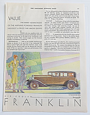 1930 Franklin With Trans Continent Sedan